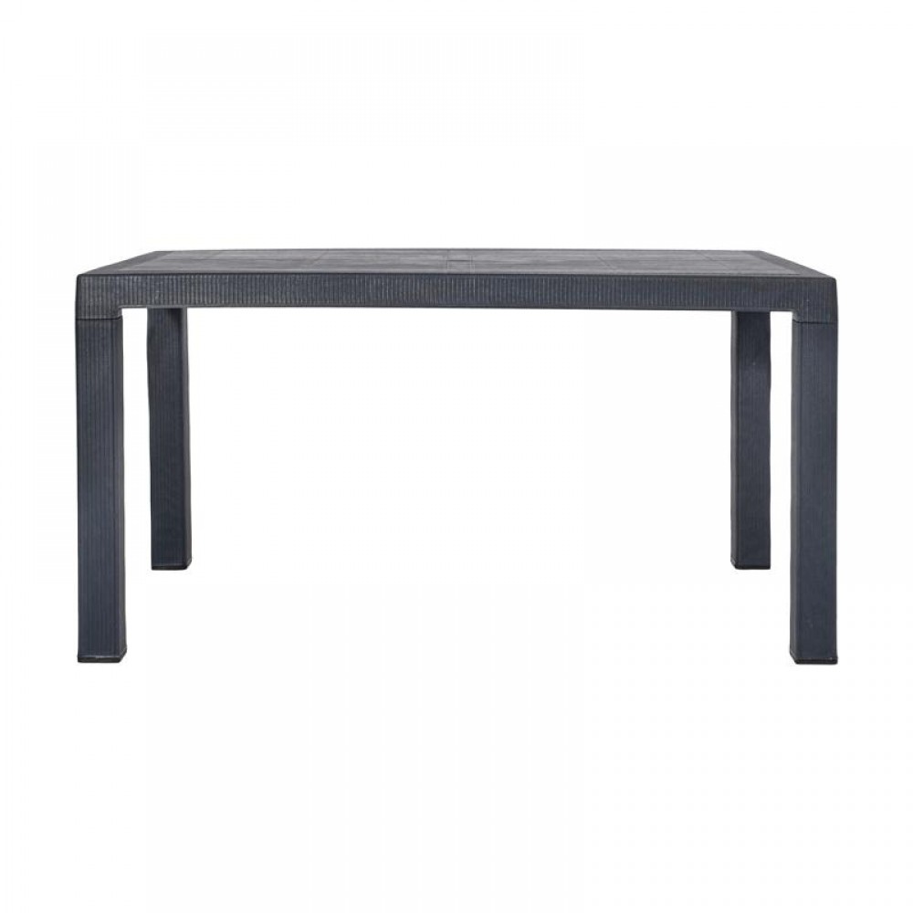 ΤΡΑΠΕΖΙ ΕΞΟΧΗΣ Fylliana Baltic ΑΝΘΡΑΚΙ ΧΡΩΜΑ 140x80x75εκ