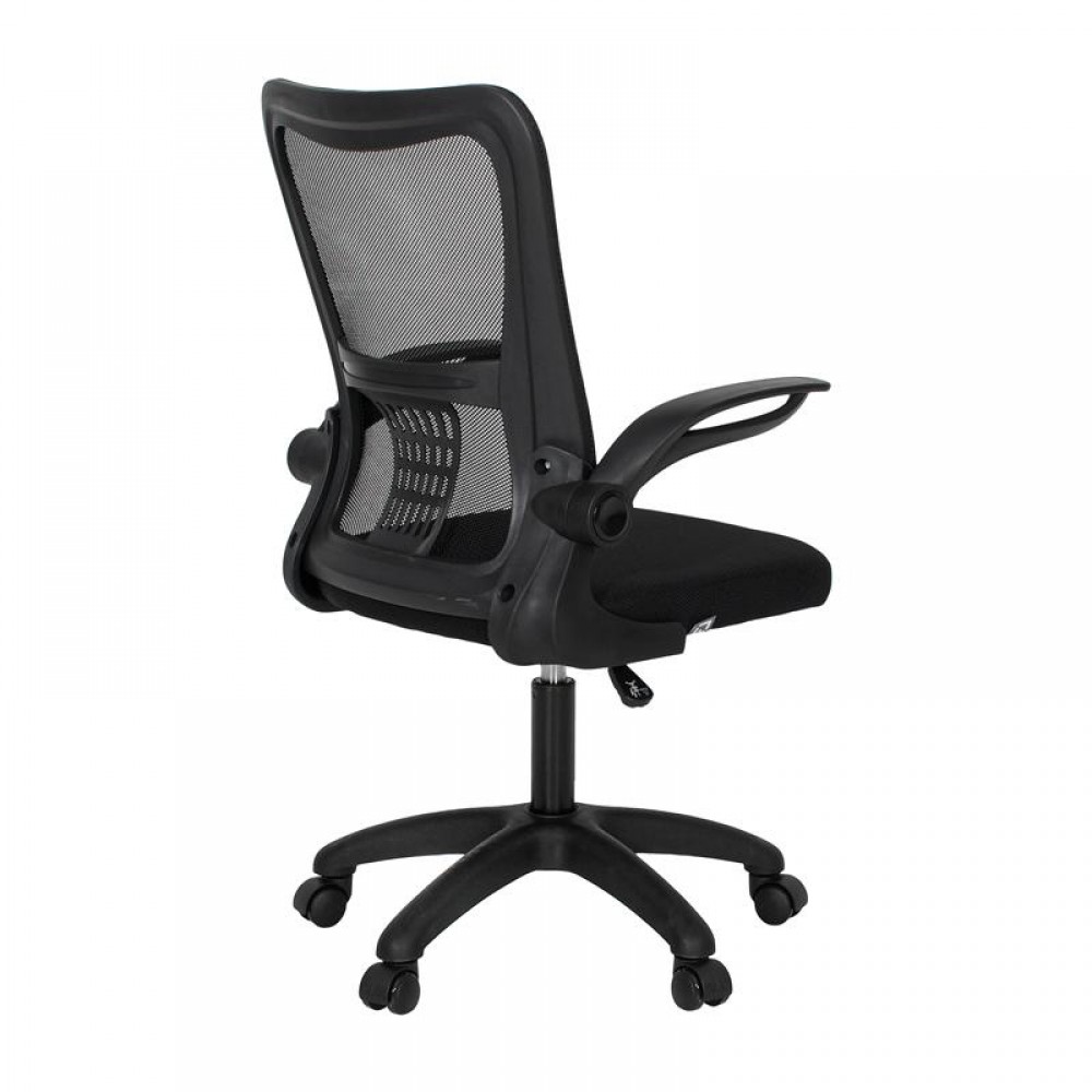 ΚΑΡΕΚΛΑ ΓΡΑΦΕΙΟΥ Fylliana FL611 ΜΑΥΡΟ ΧΡΩΜΑ 57x54x106εκ