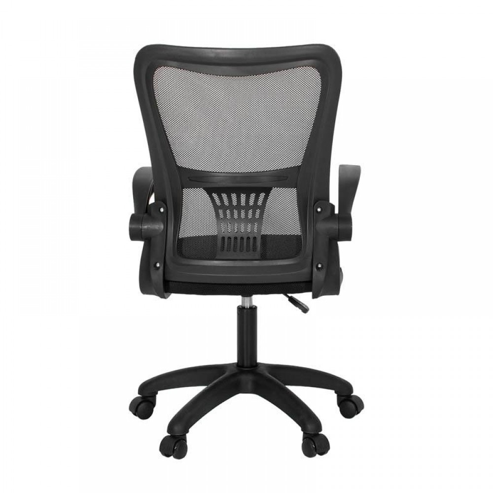 ΚΑΡΕΚΛΑ ΓΡΑΦΕΙΟΥ Fylliana FL611 ΜΑΥΡΟ ΧΡΩΜΑ 57x54x106εκ