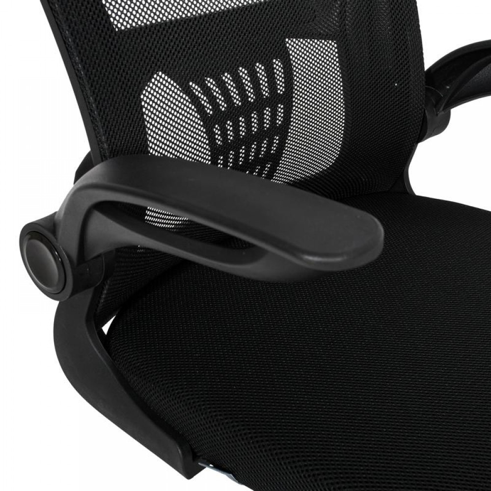 ΚΑΡΕΚΛΑ ΓΡΑΦΕΙΟΥ Fylliana FL611 ΜΑΥΡΟ ΧΡΩΜΑ 57x54x106εκ