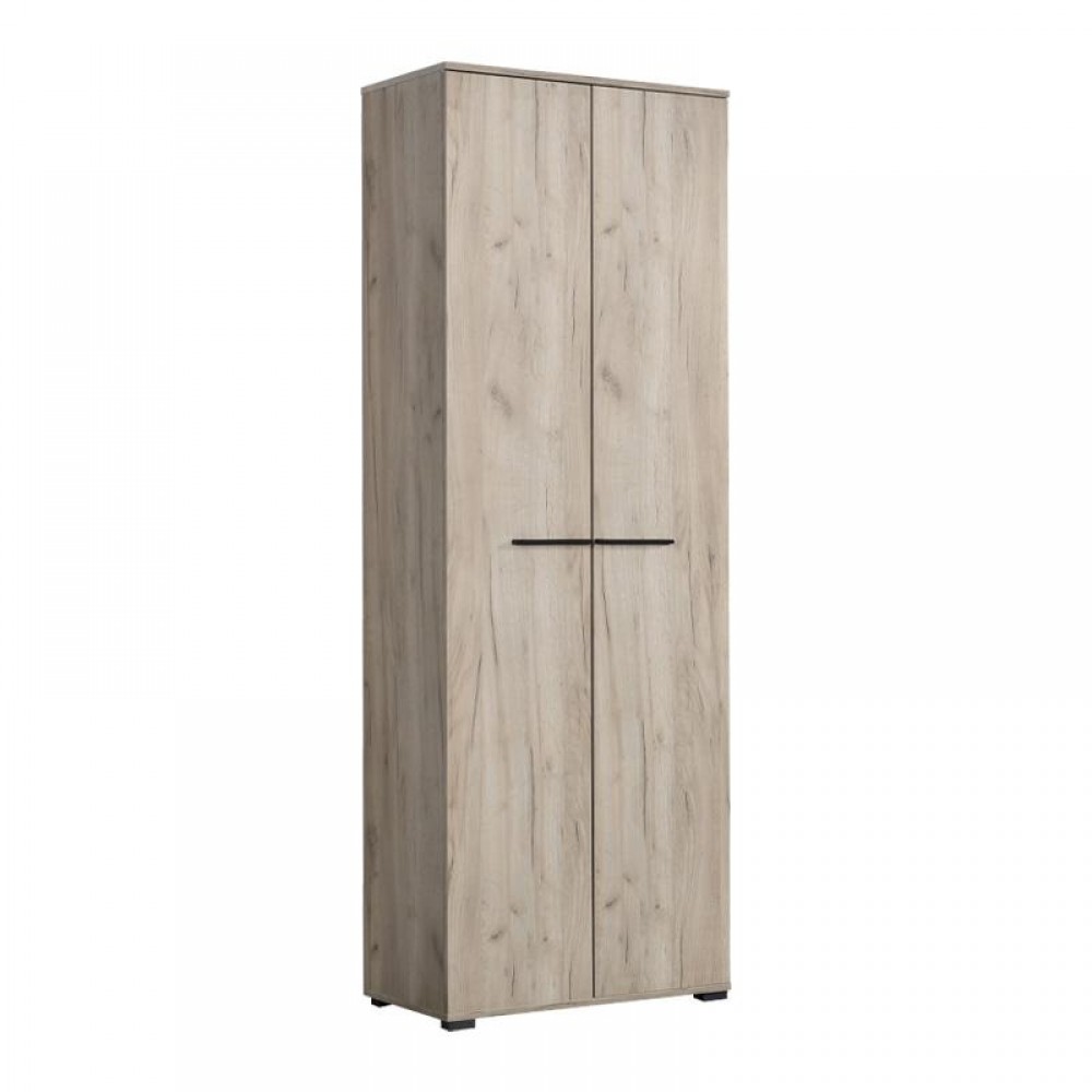 ΕΠΙΠΛΟ ΧΩΛ LORCA GREY OAK / ΜΑΥΡΟ 67x40x195εκ fxtr