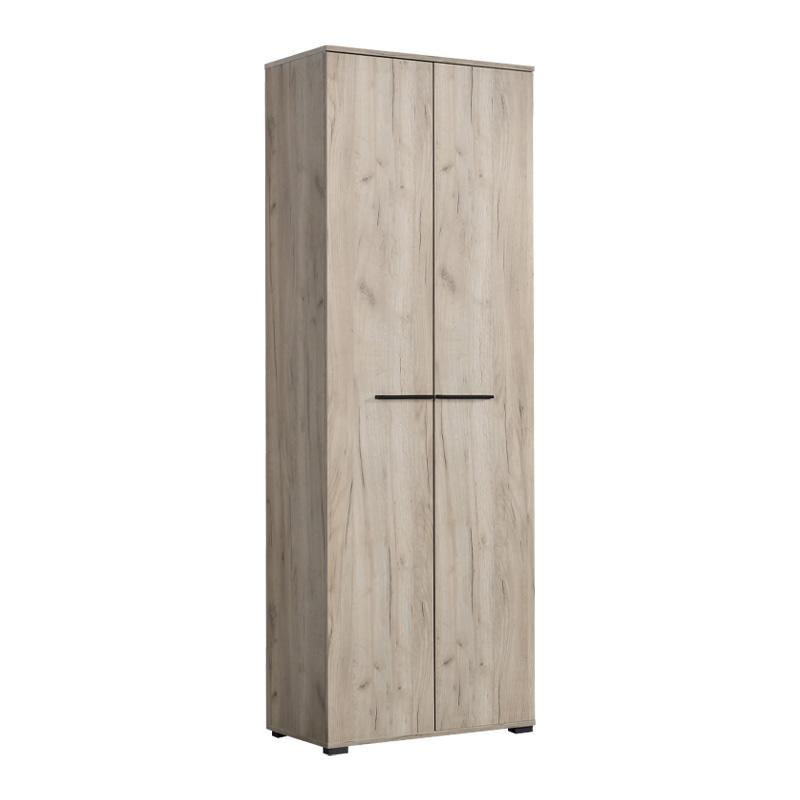 ΕΠΙΠΛΟ ΧΩΛ LORCA GREY OAK / ΜΑΥΡΟ 67x40x195εκ fxtr