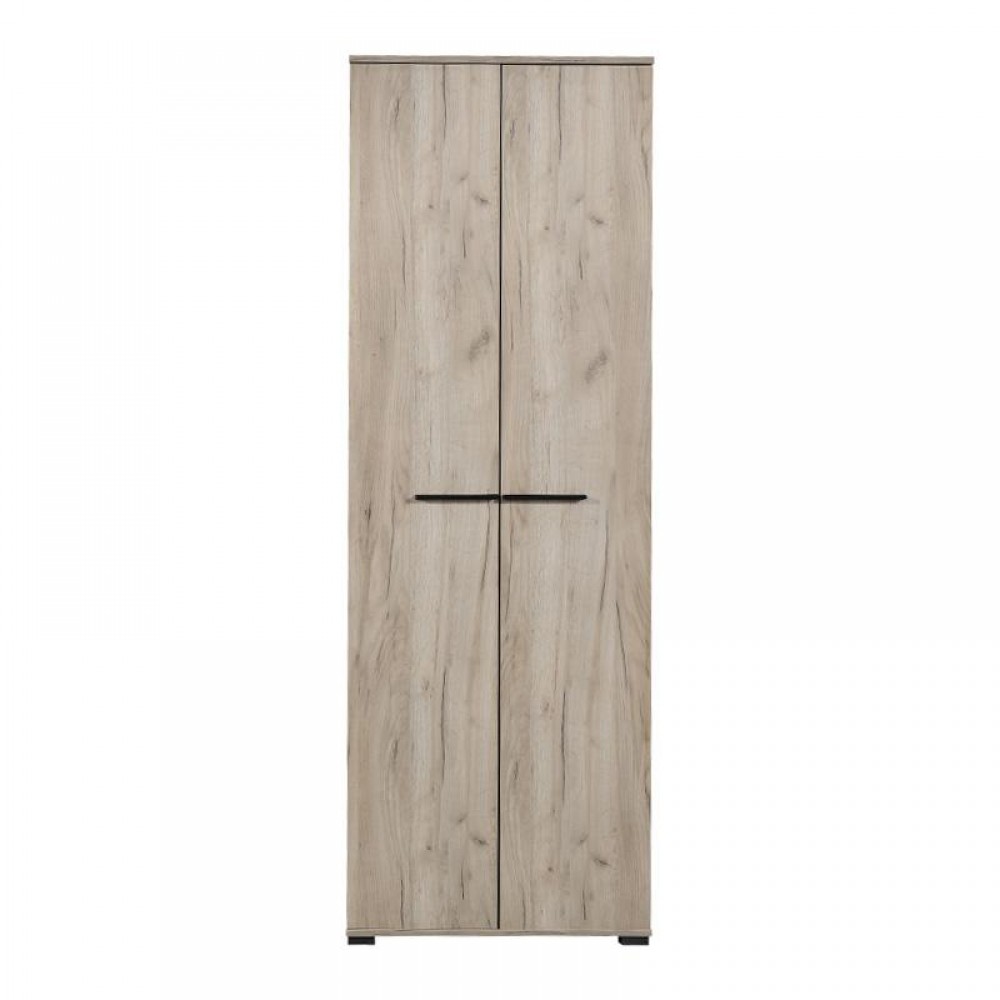 ΕΠΙΠΛΟ ΧΩΛ LORCA GREY OAK / ΜΑΥΡΟ 67x40x195εκ fxtr