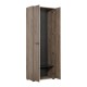 ΕΠΙΠΛΟ ΧΩΛ LORCA GREY OAK / ΜΑΥΡΟ 67x40x195εκ fxtr