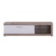 ΕΠΙΠΛΟ ΤΗΛΕΟΡΑΣΗΣ REMO GREY OAK / ΛΕΥΚΗ ΛΑΚΑ 162x41x43εκ