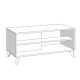 ΤΡΑΠΕΖΙ ΣΑΛΟΝΙΟΥ UMBRIA KS GREY OAK-ΜΑΥΡΟ 101x50x47εκ