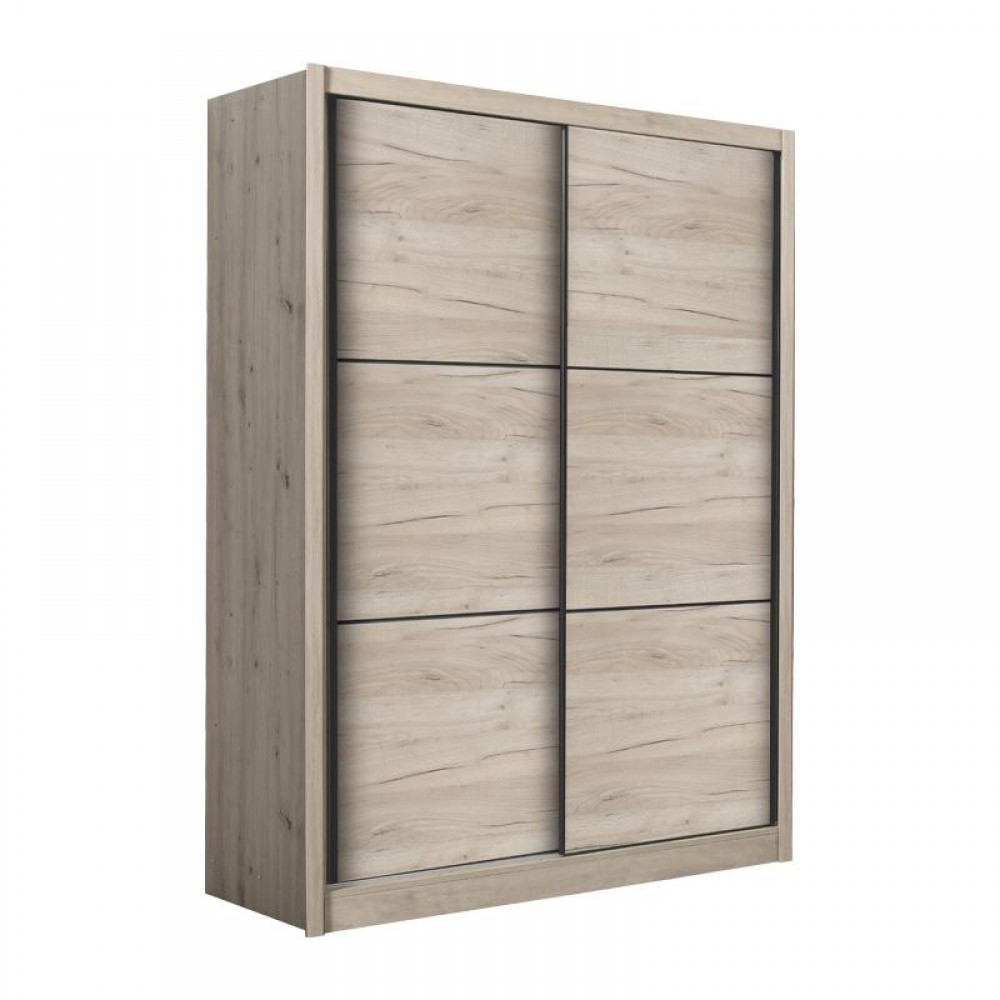 ΝΤΟΥΛΑΠΑ NAVARA 165 GREY OAK 166x60x215,5εκ