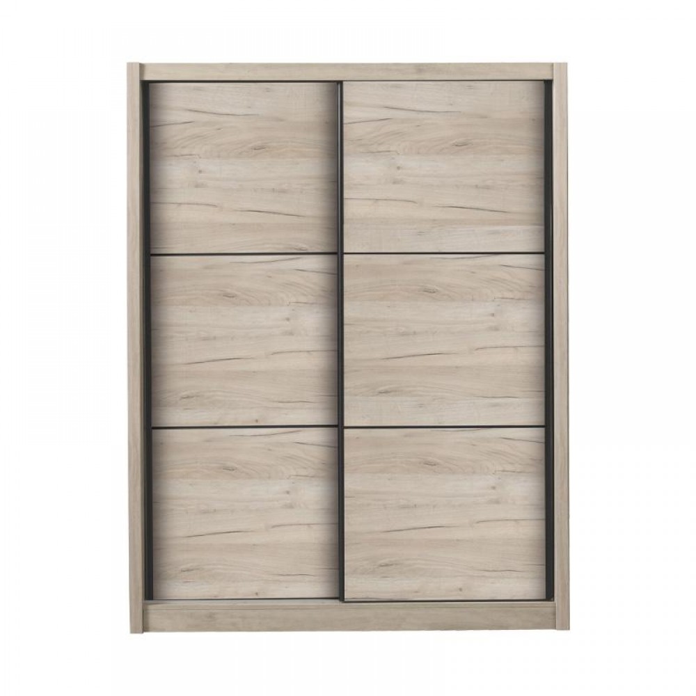 ΝΤΟΥΛΑΠΑ NAVARA 165 GREY OAK 166x60x215,5εκ