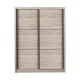 ΝΤΟΥΛΑΠΑ NAVARA 165 GREY OAK 166x60x215,5εκ