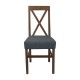 ΚΑΡΕΚΛΑ ΤΡΑΠΕΖΑΡΙΑΣ Fylliana TX GREY OAK-ΣΙΕΛ 43x44x98εκ