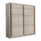 ΝΤΟΥΛΑΠΑ NAVARA 215 GREY OAK 213x60x215,5εκ