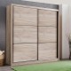 ΝΤΟΥΛΑΠΑ NAVARA 215 GREY OAK 213x60x215,5εκ
