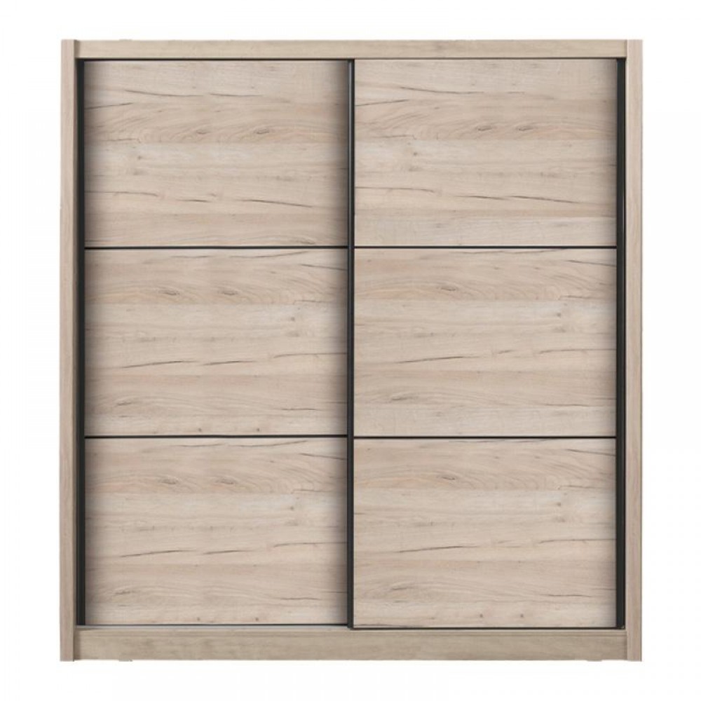 ΝΤΟΥΛΑΠΑ NAVARA 215 GREY OAK 213x60x215,5εκ