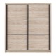 ΝΤΟΥΛΑΠΑ NAVARA 215 GREY OAK 213x60x215,5εκ