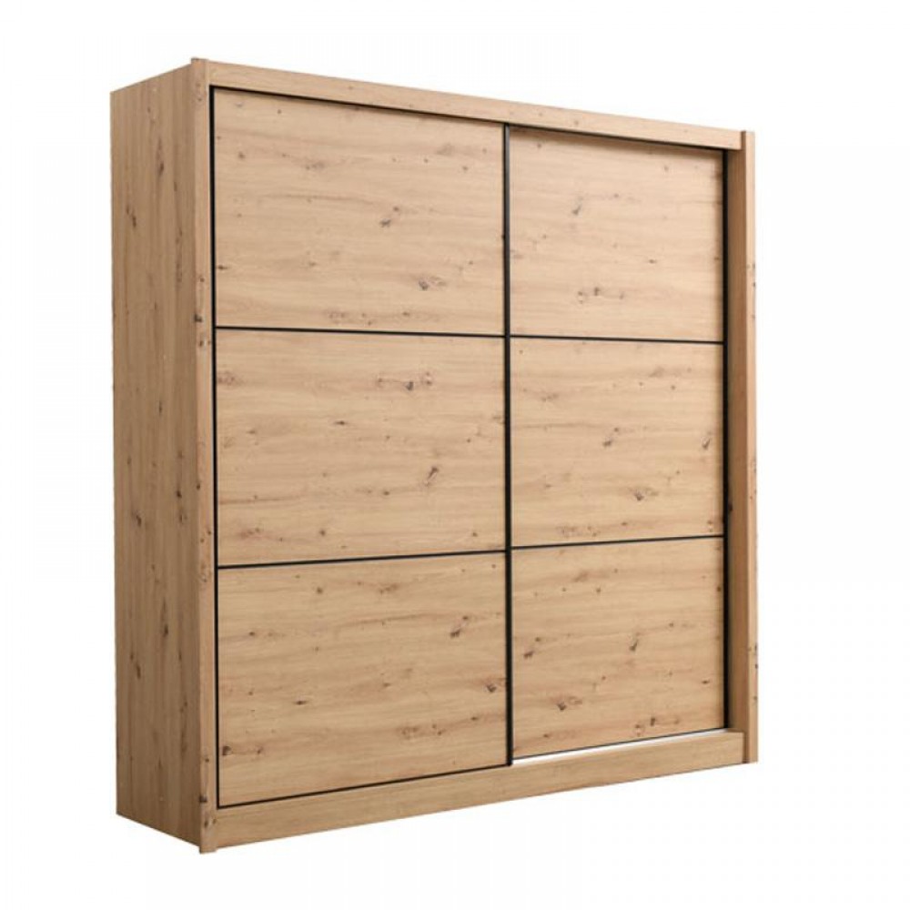 ΝΤΟΥΛΑΠΑ NAVARA 215 ΑRTISAN OAK 213x60x215,5εκ