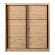 ΝΤΟΥΛΑΠΑ NAVARA 215 ΑRTISAN OAK 213x60x215,5εκ