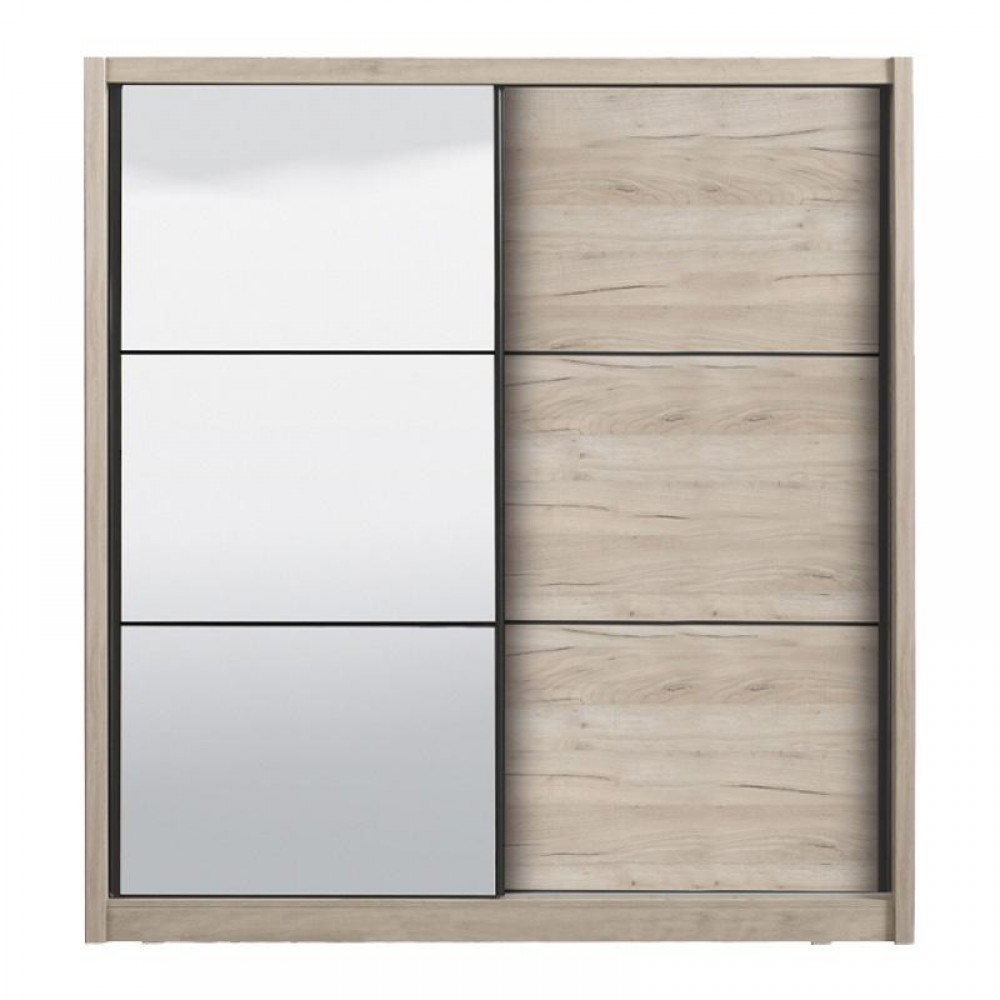 ΝΤΟΥΛΑΠΑ NAVARA ΜΕ ΚΑΘΡΕΦΤΗ 215 OG GREY OAK 213x60x215,5