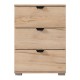ΚΟΜΟΔΙΝΟ DUERO 3F ARTISAN OAK 45x40x63εκ