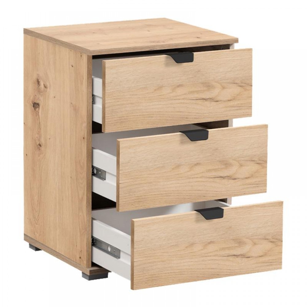 ΚΟΜΟΔΙΝΟ DUERO 3F ARTISAN OAK 45x40x63εκ