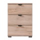 ΚΟΜΟΔΙΝΟ DUERO 3F GREY OAK 45x40x63εκ