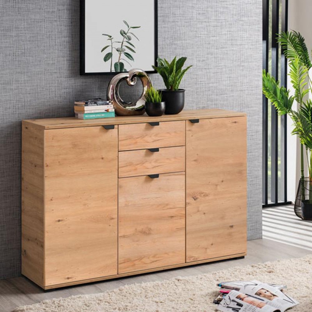 ΚΟΜΟΤΑ-ΜΠΟΥΦΕΣ DUERO 3K2F ARTISAN OAK 135x40x95εκ