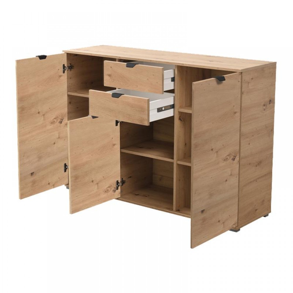 ΚΟΜΟΤΑ-ΜΠΟΥΦΕΣ DUERO 3K2F ARTISAN OAK 135x40x95εκ
