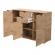 ΚΟΜΟΤΑ-ΜΠΟΥΦΕΣ DUERO 3K2F ARTISAN OAK 135x40x95εκ