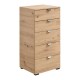 ΚΟΜΟΤΑ-ΣΥΡΤΑΡΙΕΡΑ DUERO 5F 45 ARTISAN OAK 45x40x95εκ