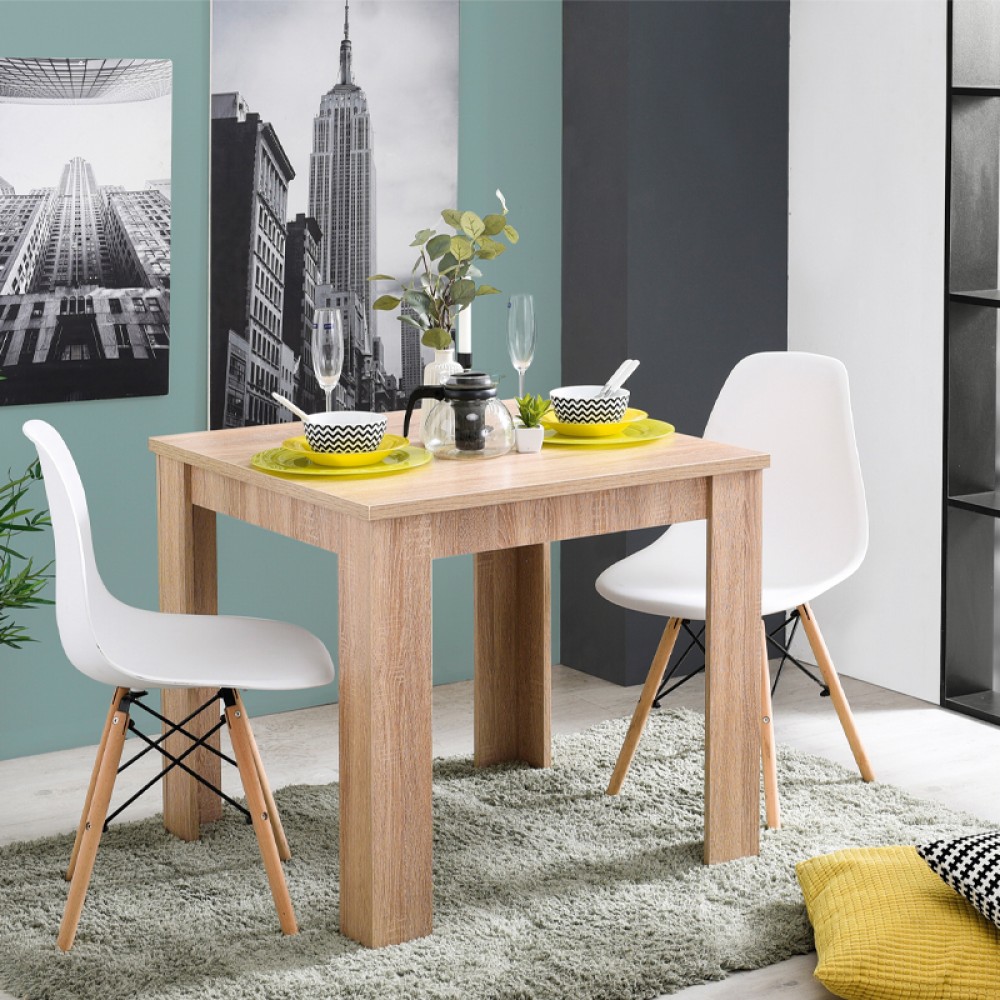 ΤΡΑΠΕΖΙ DT SONOMA OAK ΧΡΩΜΑ 80x80x75εκ