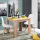 ΤΡΑΠΕΖΙ DT SONOMA OAK ΧΡΩΜΑ 80x80x75εκ