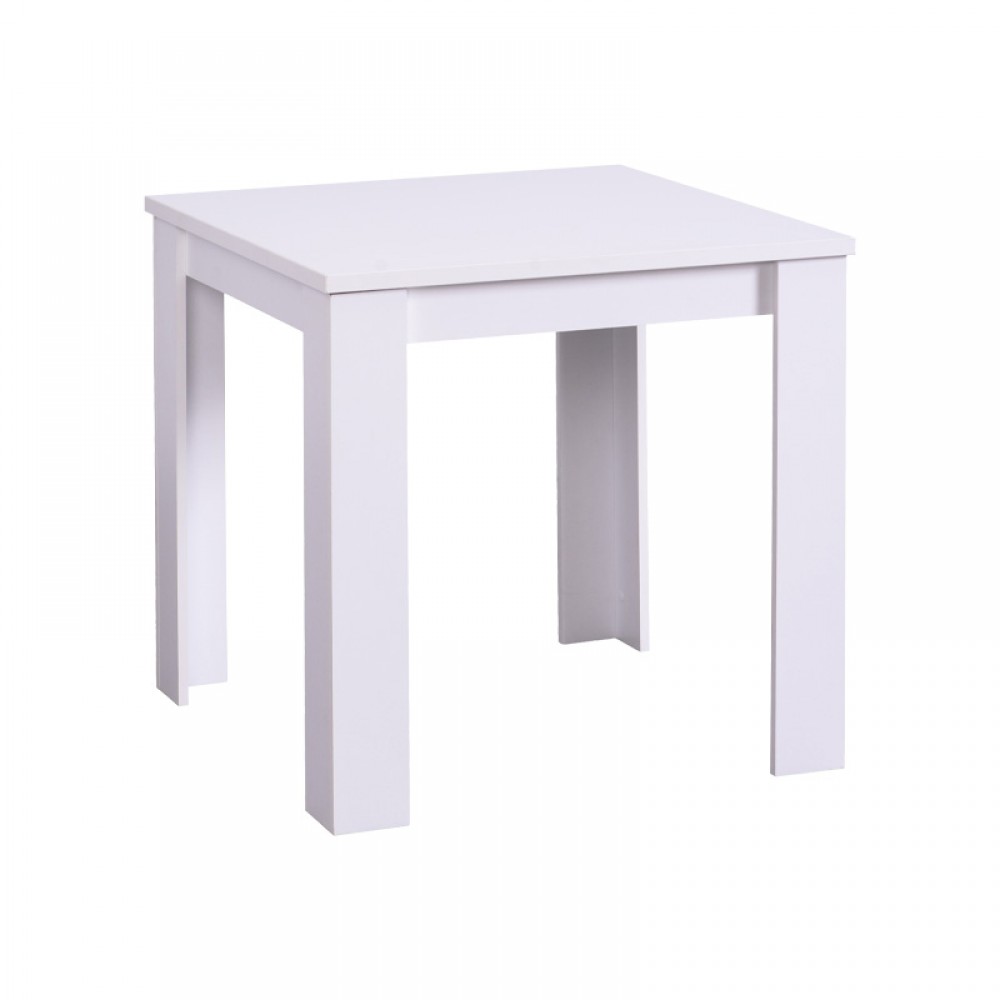 ΤΡΑΠΕΖΙ DT ΛΕΥΚΟ ΧΡΩΜΑ 80x80x75εκ