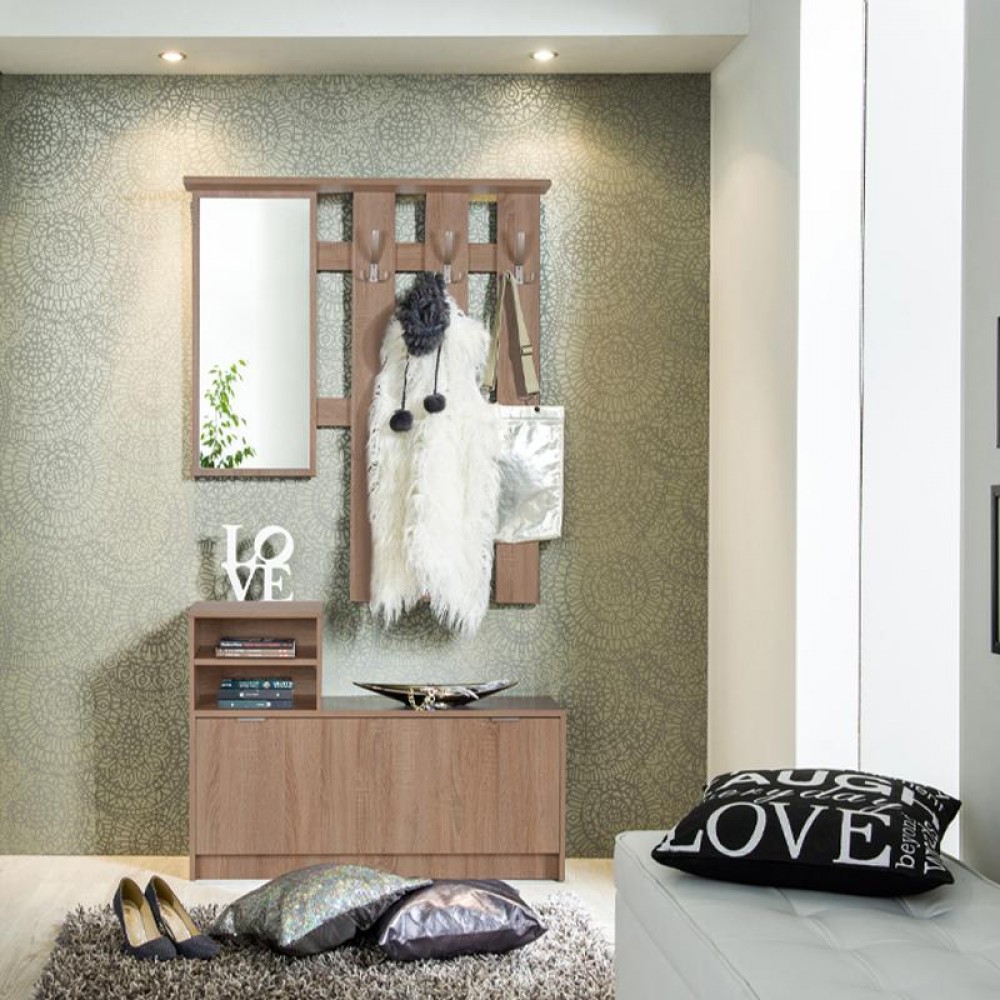 ΣΤΑΝΤ ΓΙΑ ΧΩΛ RAVENNA SONOMA 100x29x192εκ fxtr