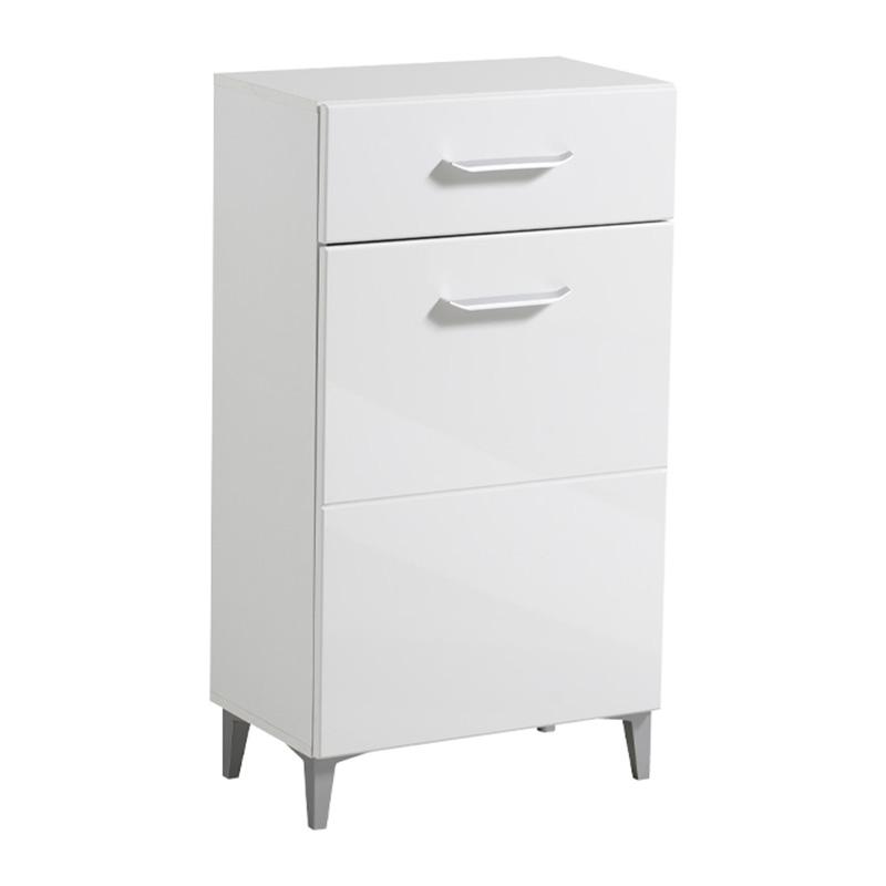 ΕΠΙΠΛΟ ΧΩΛ COMO 1K1F ΛΕΥΚΟ-ΛΕΥΚΗ ΛΑΚΑ 58x35x104,5εκ fxtr