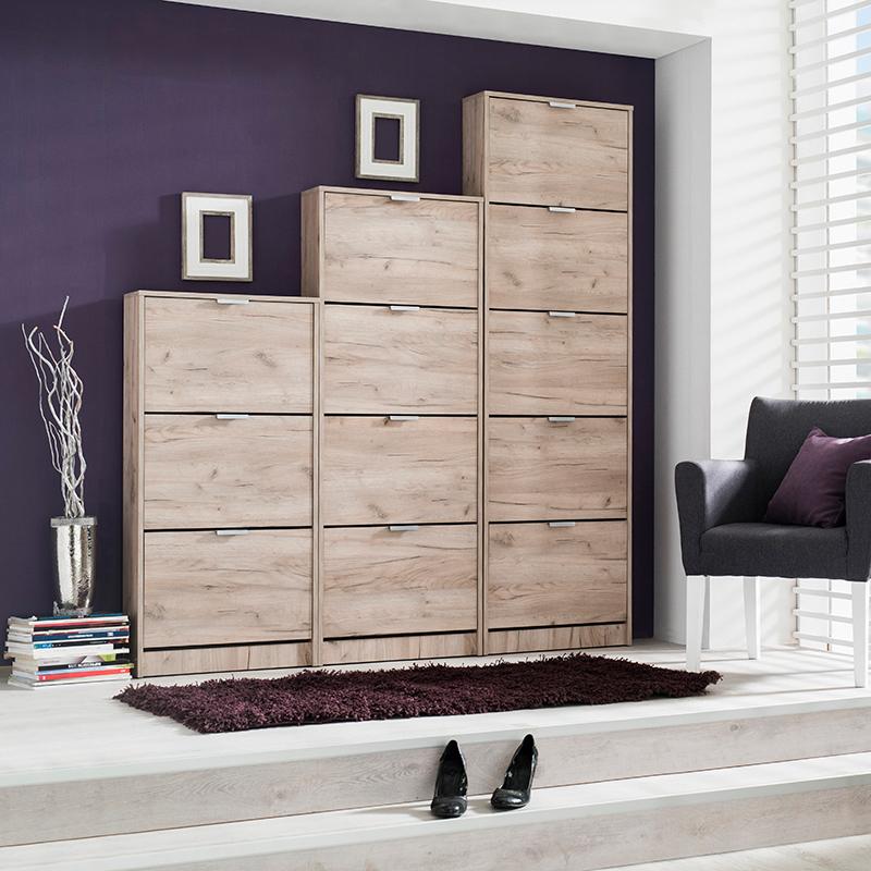 ΠΑΠΟΥΤΣΟΘΗΚΗ Base 13 GREY OAK 58x18x119εκ