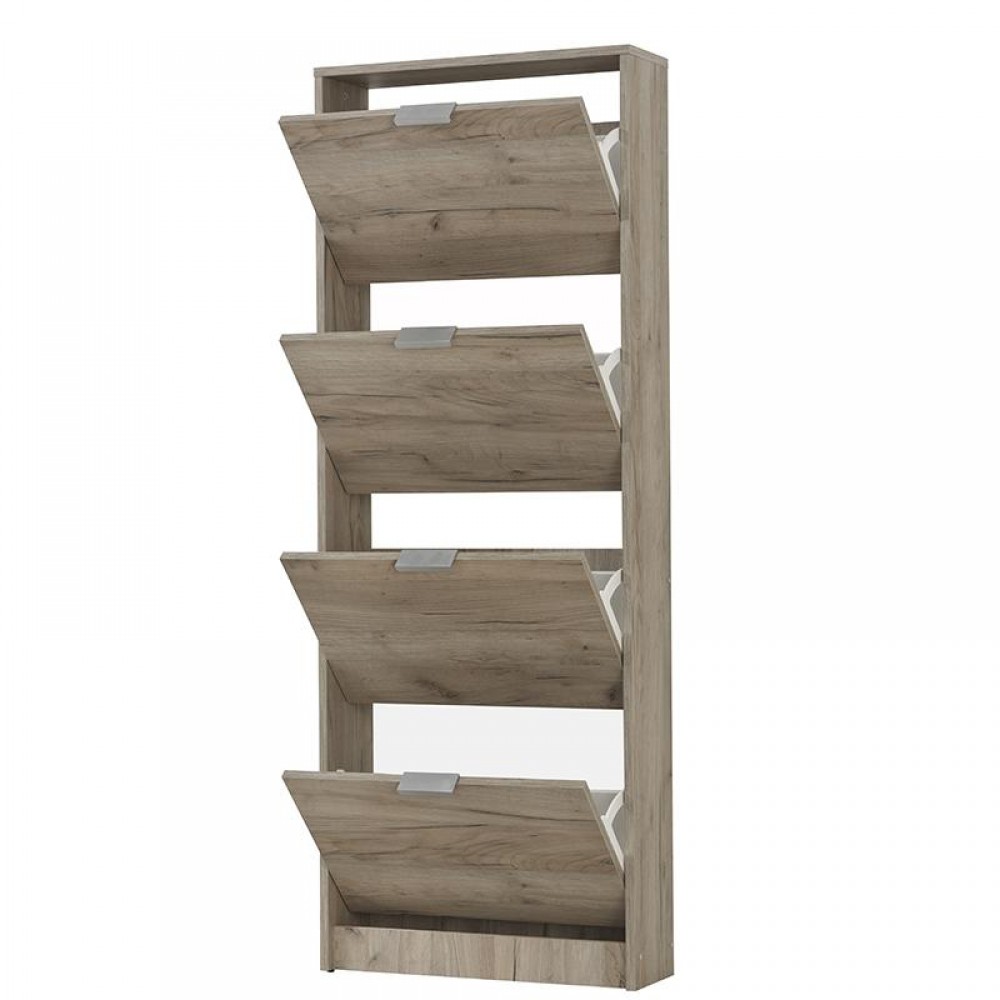 ΠΑΠΟΥΤΣΟΘΗΚΗ Base 14 GREY OAK 58x18x156εκ