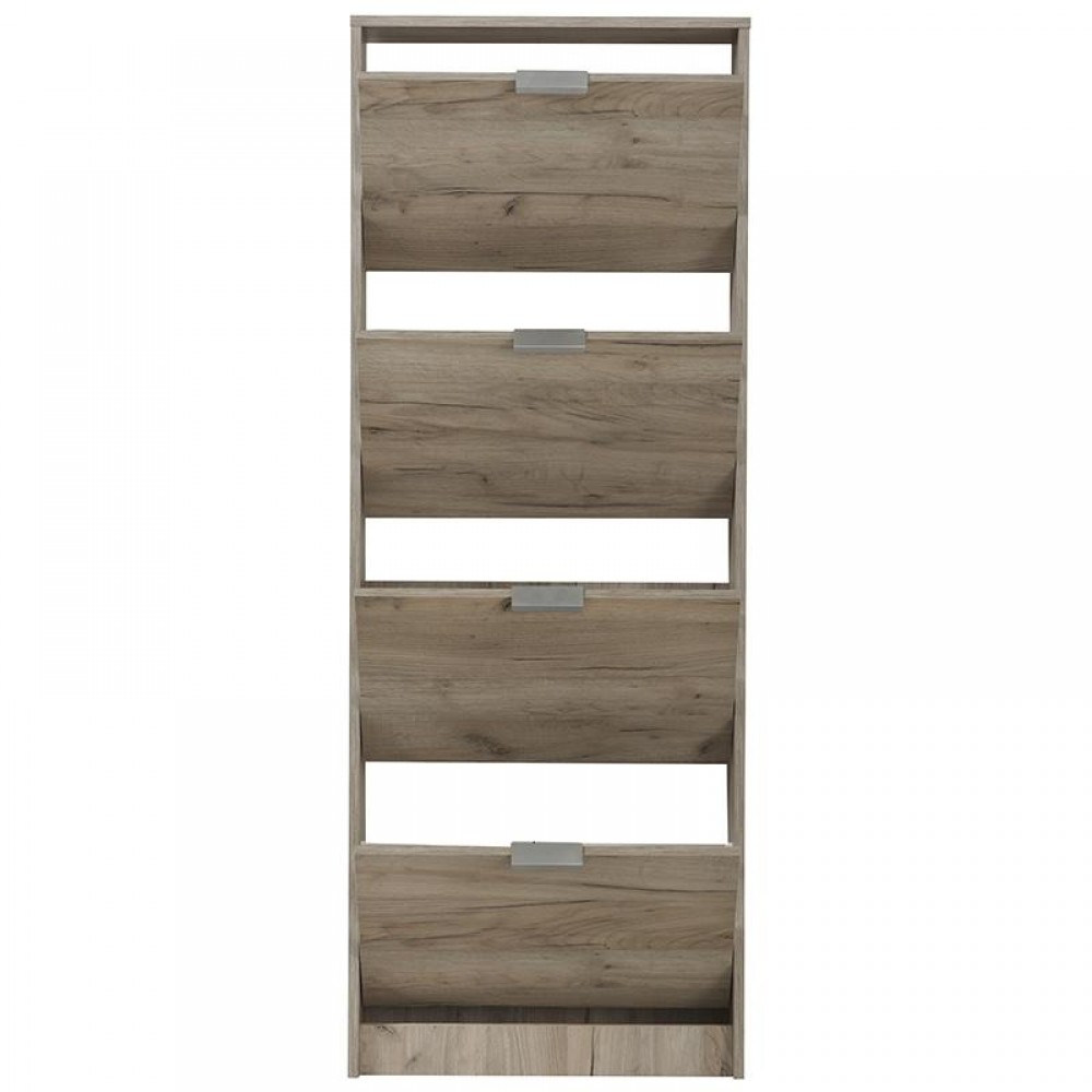 ΠΑΠΟΥΤΣΟΘΗΚΗ Base 14 GREY OAK 58x18x156εκ