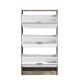 ΠΑΠΟΥΤΣΟΘΗΚΗ Hugo 23 Grey Oak ΜΕ ΚΑΘΡΕΦΤΗ 67x28x119εκ