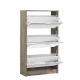 ΠΑΠΟΥΤΣΟΘΗΚΗ Hugo 23 Grey Oak ΜΕ ΚΑΘΡΕΦΤΗ 67x28x119εκ