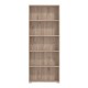 ΒΙΒΛΙΟΘΗΚΗ TOMAR 5 GREY OAK 70x24,5x176,5εκ
