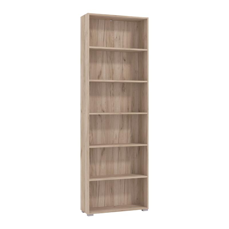 ΒΙΒΛΙΟΘΗΚΗ TOMAR 6 GREY OAK 70x24,5x211,5εκ