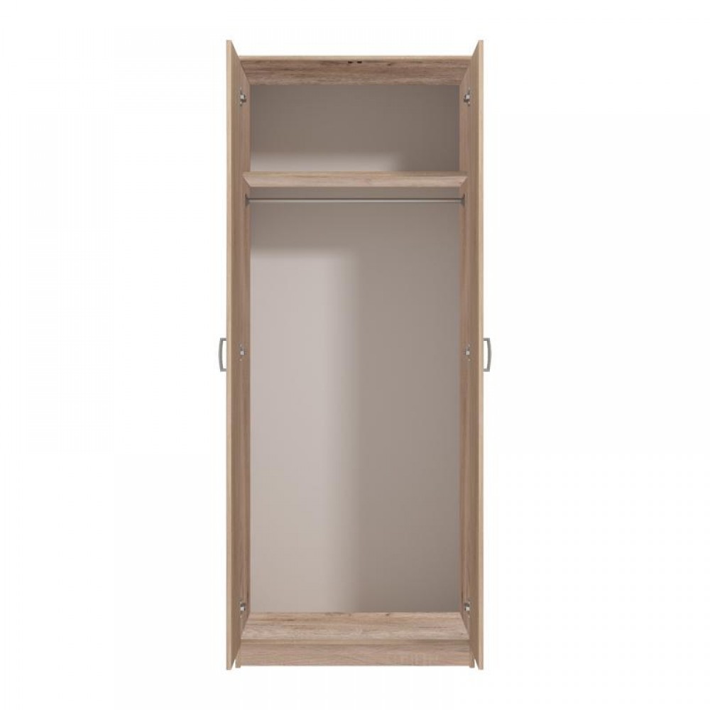 ΝΤΟΥΛΑΠΑ HANA 2Κ GREY OAK 80x52x205εκ