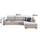 ΚΑΝΑΠΕΣ New Monaco ΔΕΞΙΑ ΓΩΝΙΑ ΓΚΡΙ ΑΝΟΙΧΤΟ 300x230x95εκ