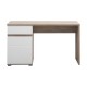 ΓΡΑΦΕΙΟ Elan GREY OAK/ΛΕΥΚΗ ΛΑΚΑ 130x50x75,5εκ