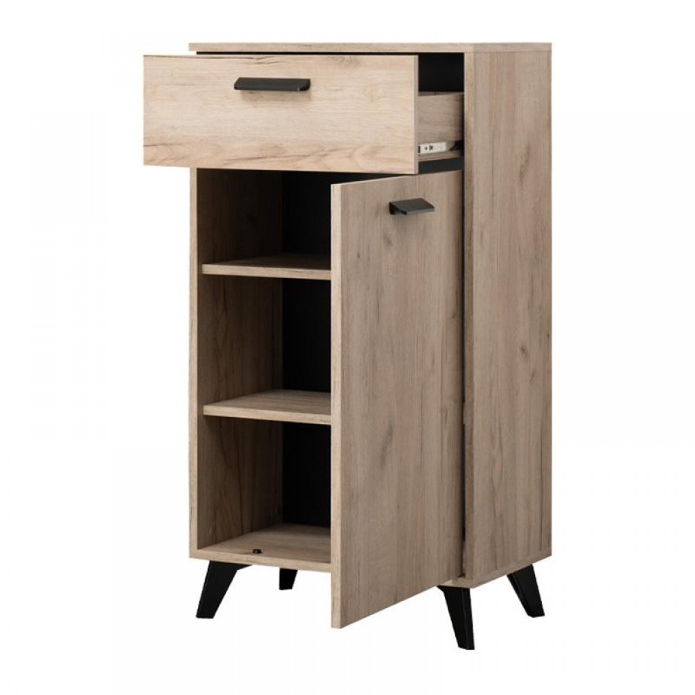 ΕΠΙΠΛΟ ΧΩΛ UMBRIA 1K1F GREY OAK 54x35x101εκ fxtr