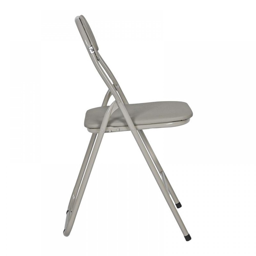 ΜΕΤΑΛΛΙΚΗ ΑΝΑΔΙΠΛΟΥΜΕΝΗ ΚΑΡΕΚΛΑ Fylliana FL758 ΓΚΡΙ ΧΡΩΜΑ 43x44x78εκ