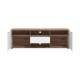 ΕΠΙΠΛΟ ΤΗΛΕΟΡΑΣΗΣ GRENOBLE ΛΕΥΚΟ-FLAGSTAFF OAK-ΛΕΥΚΟ HIGH GLOSS FOIL 176x40x57εκ