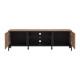 ΕΠΙΠΛΟ TV CORSICA 170 FLAGSTAFF OAK-ΜΑΥΡΟ 170,5x42x53,5εκ