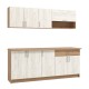 ΚΟΥΖΙΝΑ TAMARA 200 ARTISAN OAK-ΛΕΥΚΟ OAK 200x46x200εκ