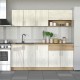ΚΟΥΖΙΝΑ TAMARA 200 ARTISAN OAK-ΛΕΥΚΟ OAK 200x46x200εκ
