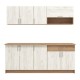 ΚΟΥΖΙΝΑ TAMARA 200 ARTISAN OAK-ΛΕΥΚΟ OAK 200x46x200εκ